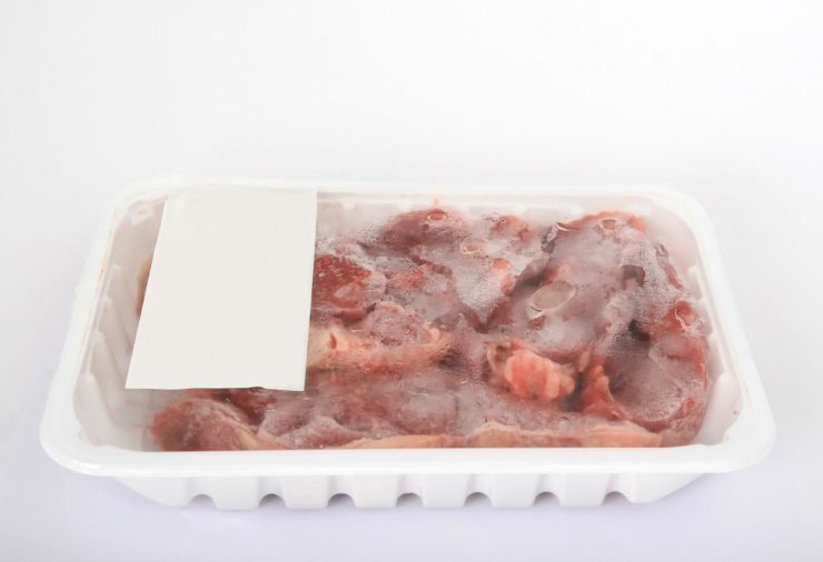 contaminated frozen food packaging