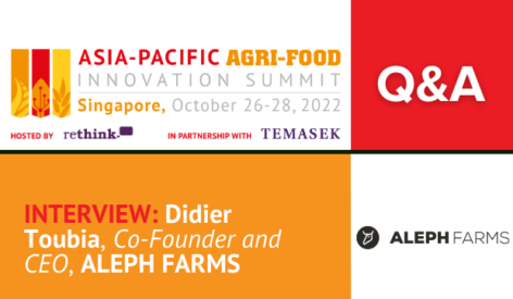 Three Great Needs of Production: pre-summit interview with Didier Toubia, Co-Founder and CEO of Aleph Farms