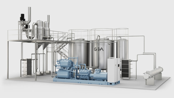 carbon-free dairy evaporator