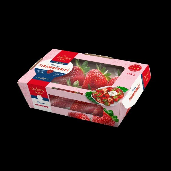 strawberry premium packaging