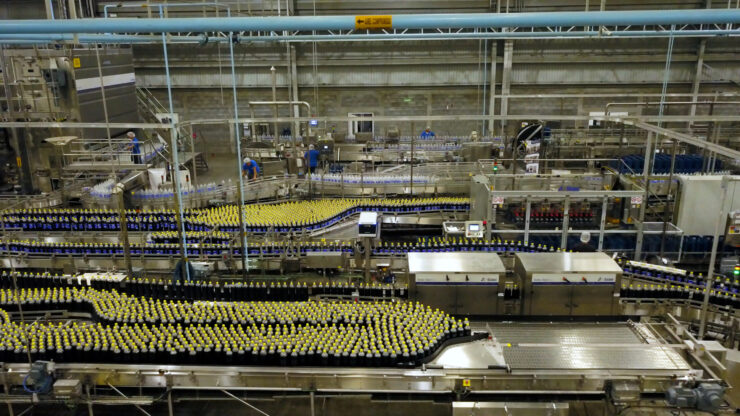 returnable PET and glass lines