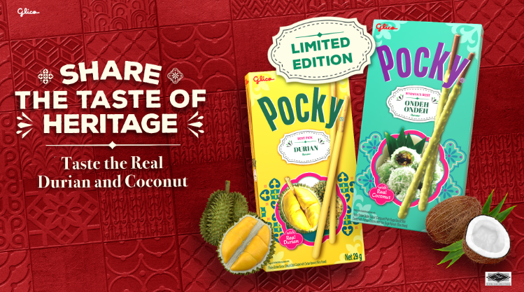 limited edition Pocky durian and Pocky ondeh-ondeh flavours