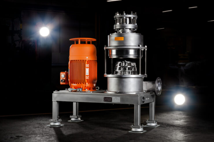 Processing machine for meat-free ingredients