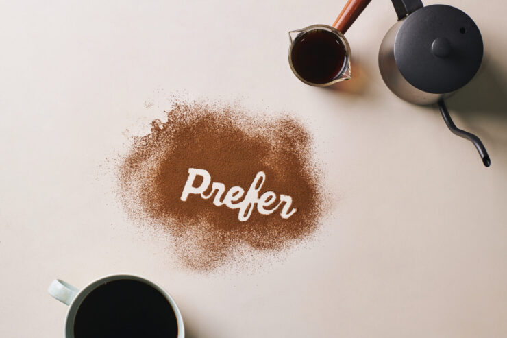 soluble coffee and cocoa powders