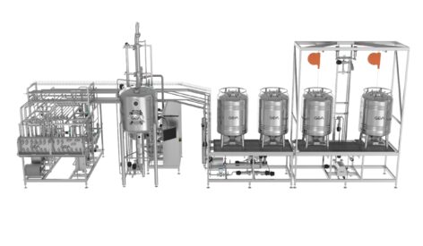 Pilot-scale process line