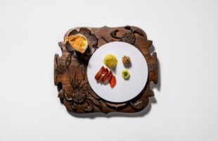 Andy Ferguson winning dish for the S.Pellegrino Young Chef Academy Award 2025