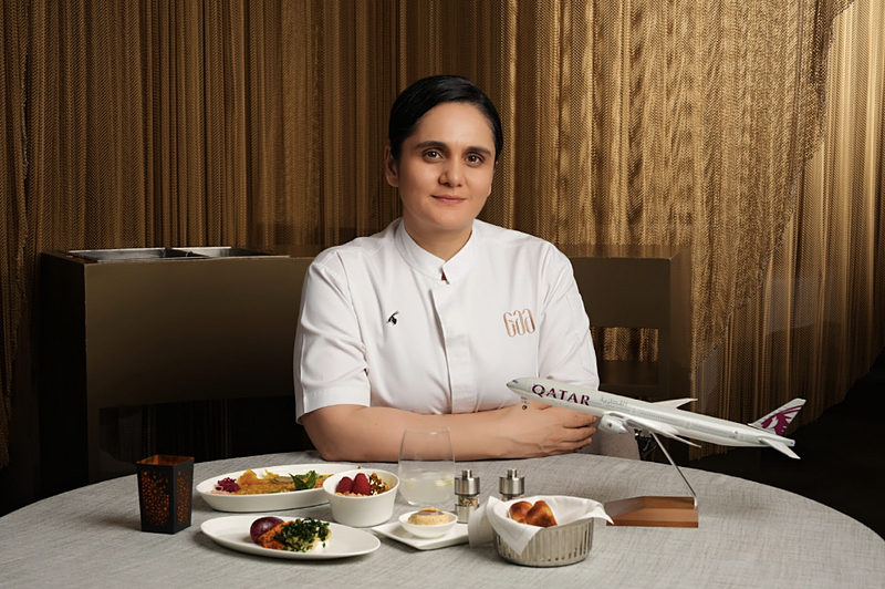 Chef Garima Arora partners with Qatar Airways to unveil exclusive business class menu